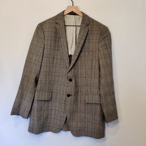 John Varvatos Men Grey Blazer